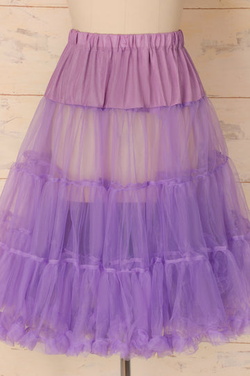 Purple Tulle Petticoat - ZAPAKA